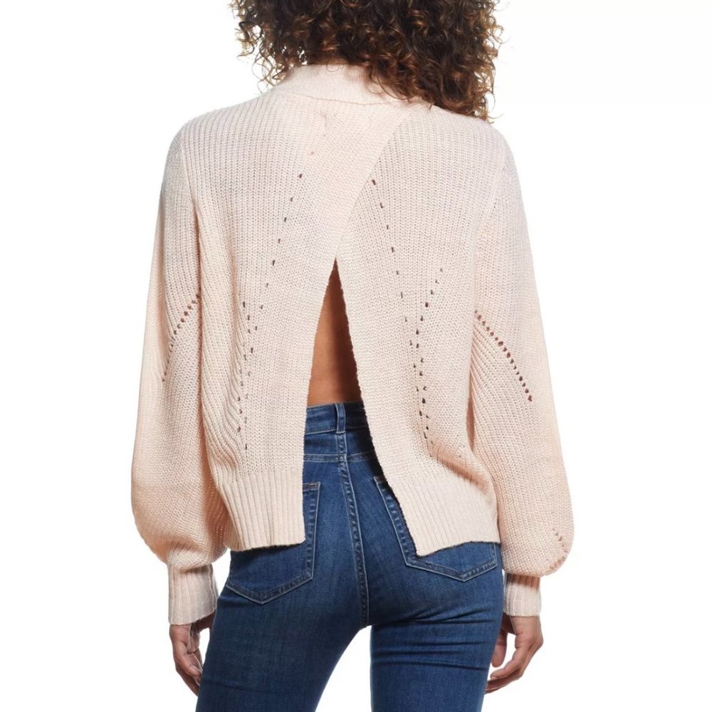 WEATHERPROOF VINTAGE Slightly Open Back Sweater